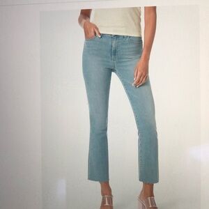 Joe’s high rise curvy cropped boot jeans